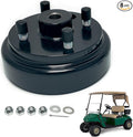 Golf Cart Brake Drum Assembly Kit Compatible with EZGO TXT 1982-up Electric and 1982-1993 2-Cycle Gas Style, Rear Brake Hub with 24 Splines Replaces 19186G1P - 1 Pack