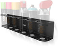 Koova 6 Aerosol Spray Can Holder | Easy Install Wall Mount | Heavy-Duty Powder Coated Steel Storage Rack for Garage & Home | Craft Workspace Paint Bottle Organizer | Hardware Included | USA Made