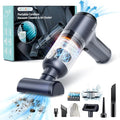 Car Vacuum Cleaner,80W/16Kpa/20Mins,Lightweight Mini High Power Pet Portable Handheld Cordless Vacuum Pro, Rechargeable Small Extractor Vacuum Detailing with Cleaning Gel for Car, Home and Office