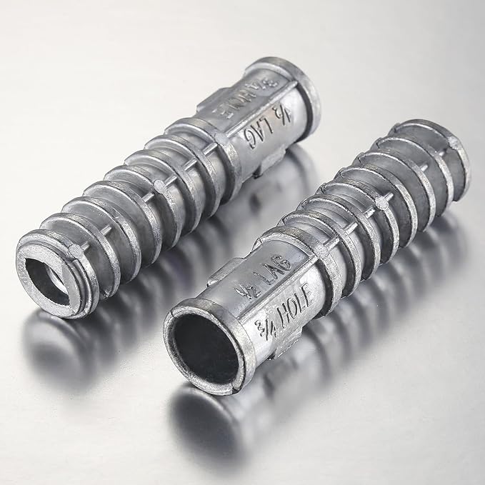 Wensilon(30pcs) 1/4 * 1 Lag Shield Anchor Long Zinc Alloy Bolts Concrete Anchors, Zinc Alloy Masonry Anchors Hole