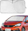 for Honda Fit 2024 Windshield Sun Shade Foldable Sunshade-for Honda Fit 2007-2022 2023 Windshield Cover 210T Reflective Front Window Protector Blocks UV Rays Sun Visor Car Accessories XXL(63" x39.4")