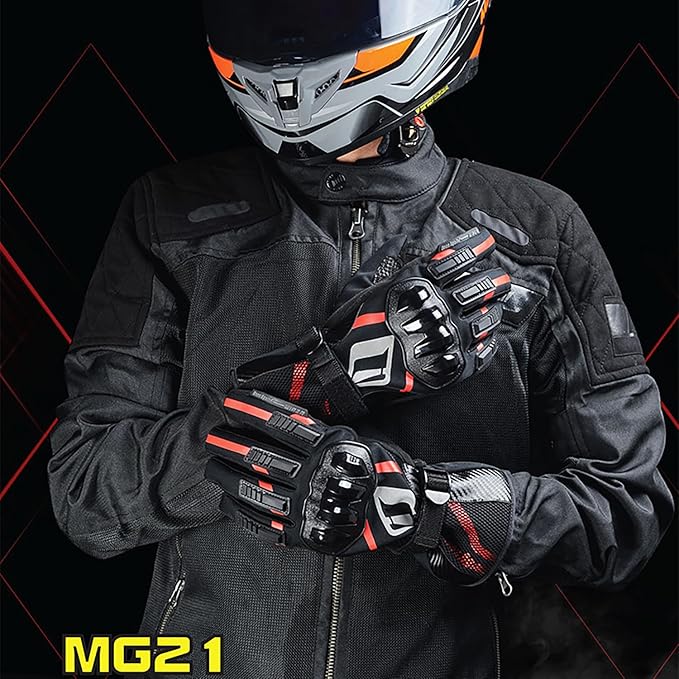 Motorcycle Gloves, Waterproof, Touch Screen, Men's Winter Gloves, ATV, UTV, Snowmobile, Skiing, Riding