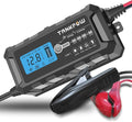 6-Amp Automotive Battery Charger, 6V and 12V Smart Car Battery Charger,Trickle Charger Battery Maintainer and Desulfator,Float Charger for Car,Motocycle,ATV,Lithium and Deep Cycle Batteries.