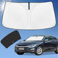 Sun Shade Sunshade for Chevrolet Malibu Windshield Cover, 4-Layer Front Window Shade Custom fit Chevy Malibu 2016-2024 2025 Sun Visor 240T Retractable Shade Blocks UV Rays Cooler Car Accessories
