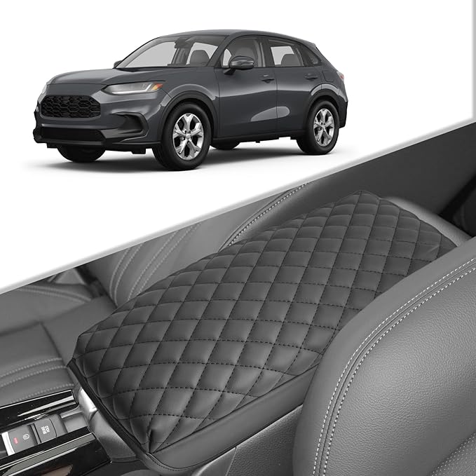 CDEFG for Honda HR-V HRV 2023-2025 Center Console Cover Armrest Box Cover for HR-V HRV (LX, Sport, EX-L) 2023 2024 2025 Accessories Console Arm Rest Protector