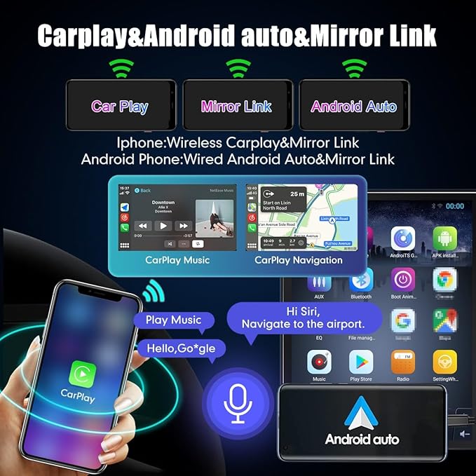 Kunfine Tesla Style Car CarPlay Android Auto Navigation Stereo GPS Radio Reverse Camera 9.7" IPS Touchscreen Headunit Tablet Media Player For Peugeot 301 2013-2022 if Applicable Octa Core 2G+32G Basic