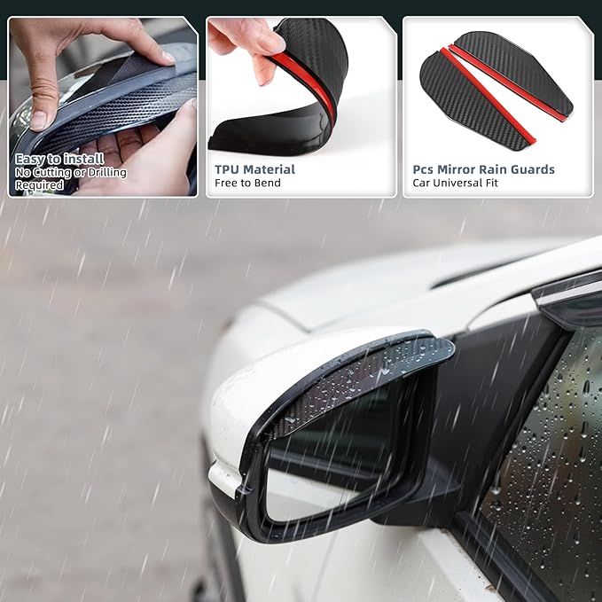 in Channel Window Visors for Jeep Compass 2017 2018 2019 2020 2021 2022 2023 2024, Rain Guards Exterior Car Accessories, Smoke Side Wind Deflectors Vent Shades Shield, 4PCS