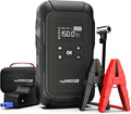 7000A Jump Starter with Air Compressor, VoltSurge 150PSI Battery Charger Pack (All Gas/10.0L Diesel), 12V Battery Jumper Starter Portable, Car Jump Box with Large LCD Display
