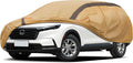 CRV Car Covers Waterproof All Weather Compatible with Honda CRV(1997-2024), Outdoor Anti-UV Sun Rain Protection Full Exterior Cover (Camel with Brown)