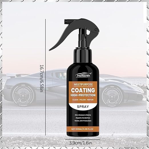 Nexa Turbo Shine Spray,Nexa Car Scratch Remover,Turbo Shine Nexa 3 in 1 High Protection Quick Car Coating Spray(1Pcs)
