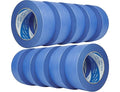 10 Rolls Blue Painters Tape 2 Inch, Bulk Masking Master Tape 60 Yards, Wall Masking Tape No Residue, Multi-Surface Painter's Tape for Wall Painting Edge Treatment DIY Crafts,600 Yards Totally