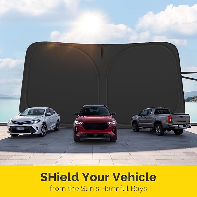 Car Windshield Sun Shade Compatible with 2022 2023 2024 2025 Lexus NX NX250 NX350 NX350h NX450h+ Accessories Foldable Front Window Sunshade Custom for Lexus NX Windshield Sun Visor