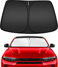 ARISMOTOR Windshield Sun Shade for Dodge Hornet 2023-2024, Custom Fit Foldable Front Window Sunshade Sun Visor Protector, Block UV Rays Keep Your Car Cooler