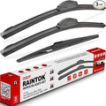 Windshield Wiper Blade Set Replacement for 2006-2011 Mini Cooper and Rear Windshield Wiper Blade-19"/18"/10" (Set of 3) U/J HOOK