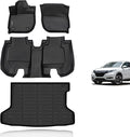 KELCSEECS Floor Mats & Cargo Liner Custom for 2016 2017 2018 2019 2020 2021 2022 Honda HR-V (FWD Model) Car Mats Cargo Mat Trunk Mat Honda HRV All Weather Floor Mats Trunk Liner Accessories