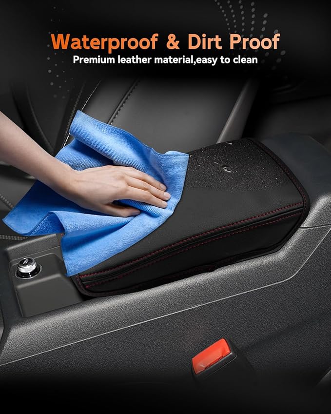 CDEFG for 2020-2025 Audi A5 Center Console Cover Armrest Cover for A5 (4-Door Version Only) 2020 2021 2022 2023 2024 2025 Accessories Console armrest Protector