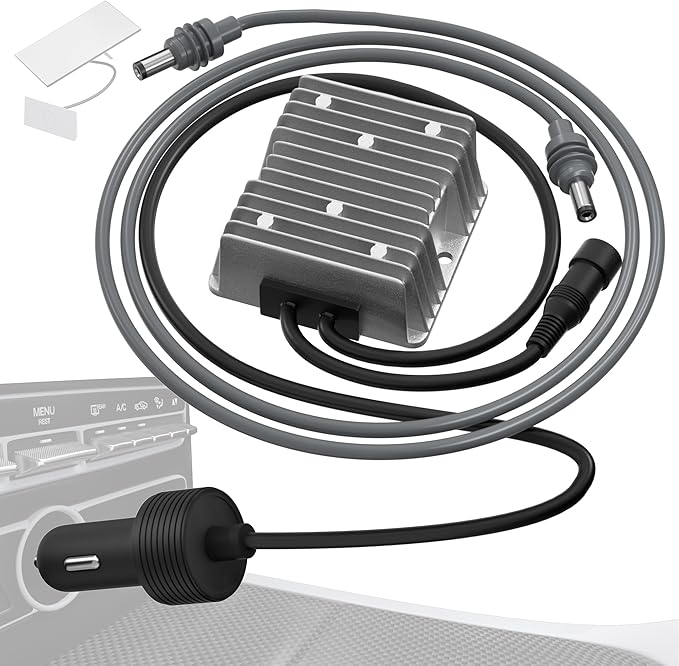 Starlink Gen 3 Step Up Cigarette Lighter Adapter with DC Cable, 57V 4.5A Output, 10V-36V Input, 18 AWG Starlink Gen3 Car Charger, Waterproof, Portable, High Efficiency, Stable