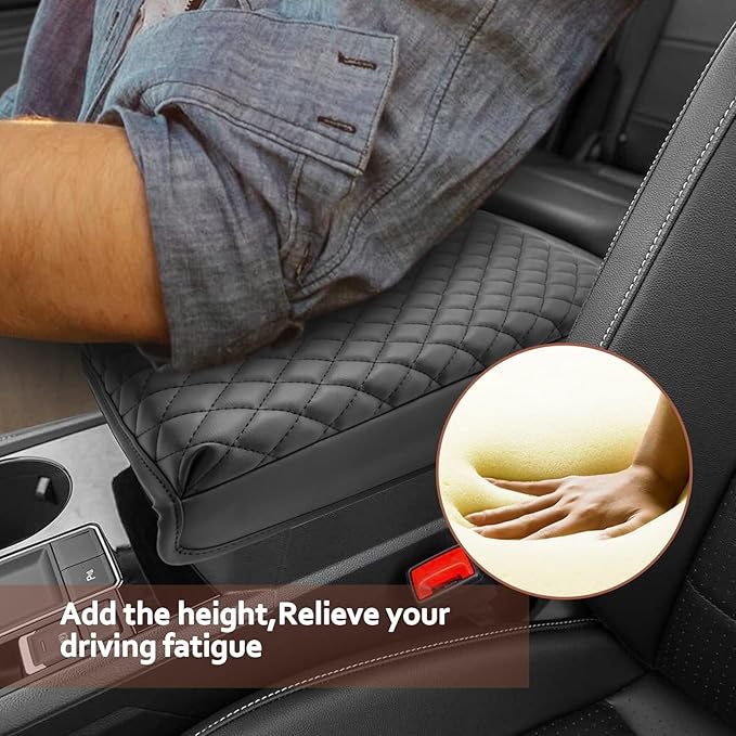 SKTU for 2024 2025 2026 Volkswagen Atlas Center Console Cover 2024 2025 2026 VW Atlas Armrest Cover 2024 2025 Atlas SE/SEL Seat Box Cover VW Atlas 2024 2025 2026 Accessories Center Console Cushion
