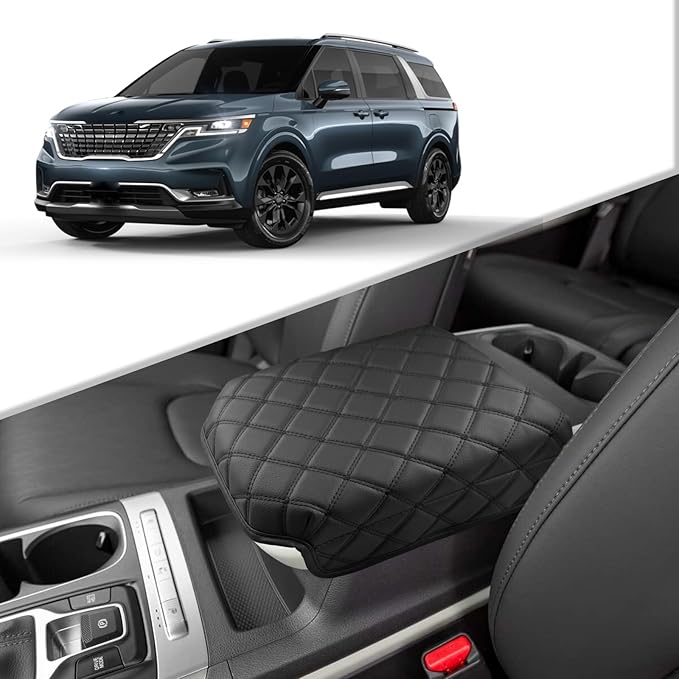 CDEFG for Kia Carnival 2022-2026 Center Console Cover Armrest Box Cover for 2022 2023 2024 2025 2026 Carnival (LX, LXS, EX, SX, SX Prestige) Accessories Console Arm Rest Protector
