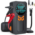 Jump Starter with Air Compressor, 5000A 160PSI Battery Jumper Starter Portable (9.0 Gas/8.0L Diesel), 12V Jump Box Car Battery Jump Starter with Smart Jumper Cables, LED Light, LCD Display