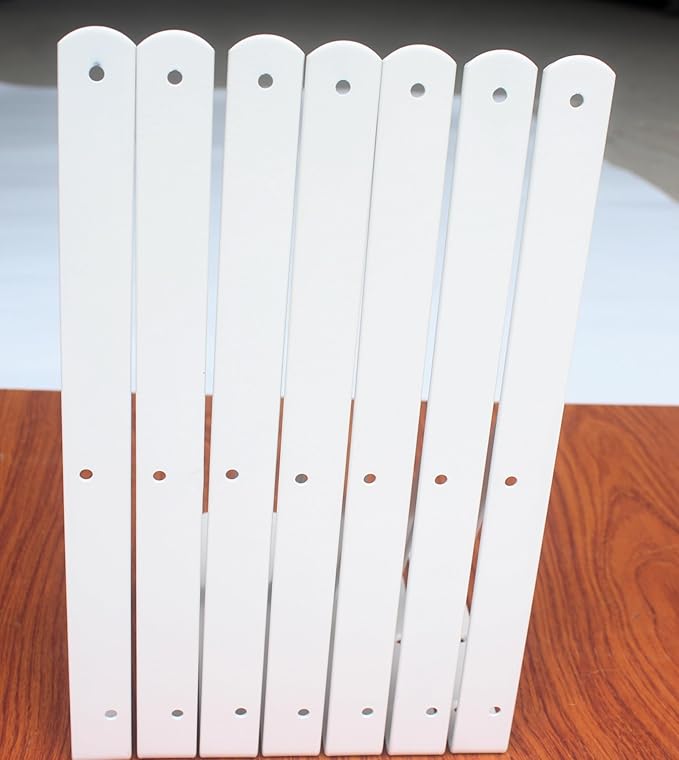 8 Pack L12 x H 8" White Heavy Duty Shelf Brackets with Screws Metal Shelf Brackets Shelf Support Angle Brackets for Shelves L Brackets Heavy Duty Floating Shelf