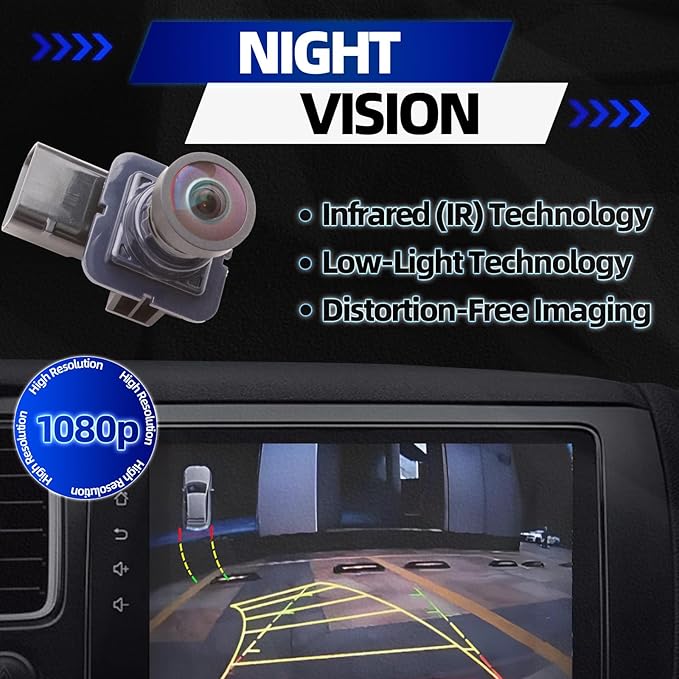 MITZONE Rear View Backup Camera for Car Compatible with 2013-2016 Ford Fusion Lincoln MKZ Parking Asist Camera 1080P HD 170° Wide-Angle DS7T-19G490-DD DS7T19G490DB ES7Z-19G490-A