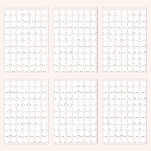 420pcs Double Sided Tape Wall Nano Sticky Dots Mounting Putty Two Sided Adhesive Strips Museum Putty Sticky Tack No Traces - Crafts Poster Decoration Picture Hanging Crafting Party - 0.8" Round