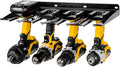 UNITEDPOWER Electric Drill Storage Rack, Holds 4 Drills, Wall Mounted Power Tool Organizer for Battery Powered Hand Tools, Workshop, Shed, Garage, Home (Drill Rack)