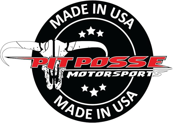 Pit Posse 431 Utility Fuel Jug Rack Holder Shelf 46" Fits 4 Five Gallon Jugs - Made in USA - Enclosed Race Trailer Garage Shop Aluminum Quad Four Mount Storage Organizer (Silver)