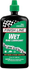 Finish Line WET Bike Lubricant Squeeze Bottle, 8 oz.