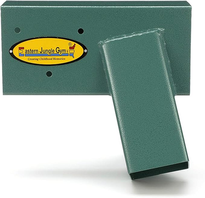 Eastern Jungle Gym Easy 1-2-3 A-Frame Swing Set Bracket Heavy Duty for EZ, Simple Install - DIY Swing Set Parts Green