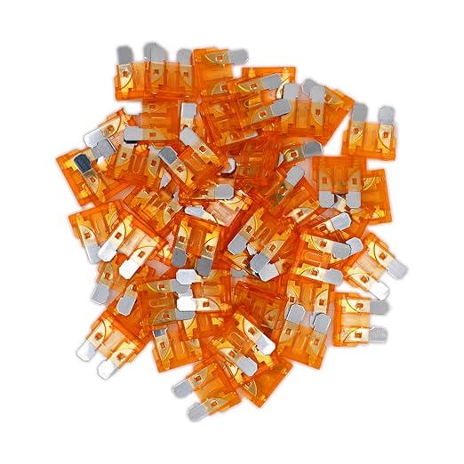 (80Pcs) 5 Amp Standard Fuse, 5A Car Blade Fuses for Car/RV/Truck/SUV/Motorcycle/Boat