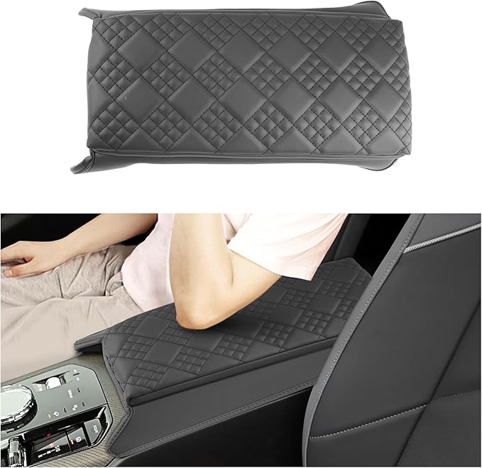 SXCY for 2025 BMW X3 Armrest Cover Pad for 2025 BMW X3 (30 / M50 xDrive) Accessories 2025 X3 Center Console Cover 2025 X3 Middle Console Cover Add Soft Cotton Cushion (Added-Pad)