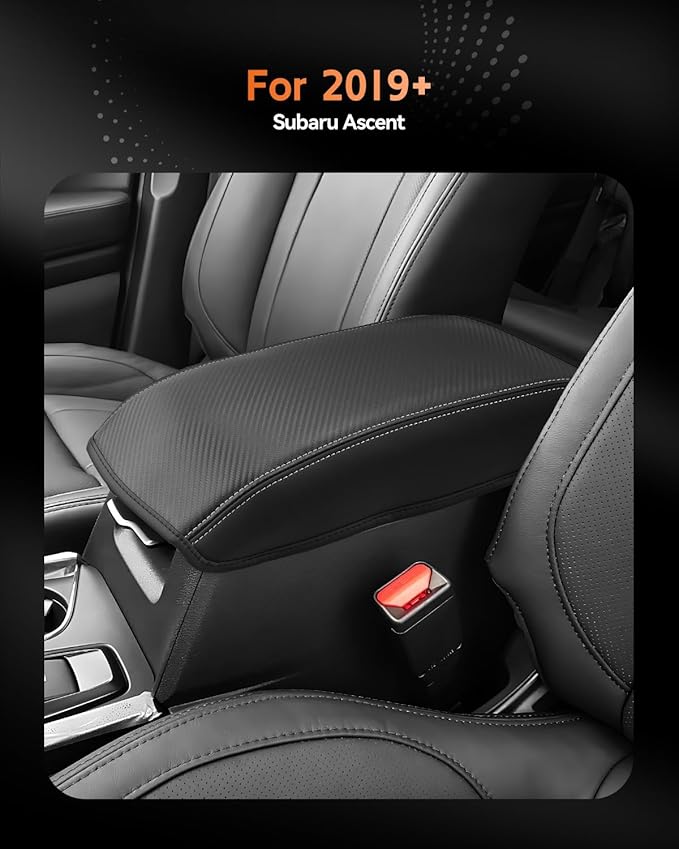 CDEFG for Subaru Ascent 2019-2025 Center Console Cover Armrest Box Cover for Ascent 2019 2020 2021 2022 2023 2024 2025 Accessories Console Arm Rest Protector