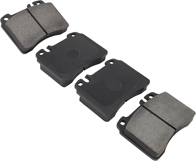Premium Semi-Metallic Front Brake Pads (1001-0561AM) Compatible with Mercedes-Benz 300CE 1993-1990, 300E 1993, 300TE 1993, 400E 1993, E320 1995-1994, E420 1995-1994