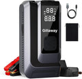 7-in-1 Jump Starter 6000A Car Jumper Starter Portable with 150PSI Portable Air Compressor, 12V Car Battery Charger, Tire Inflator, Flashlight, Power Bank