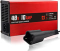 48V 10AMP Golf Cart Battery Charger for 48 Volt G29 Drive & Drive 2 Golf Carts Lead-Acid Battery Smart Charger with 3-Pin Leaf Plug