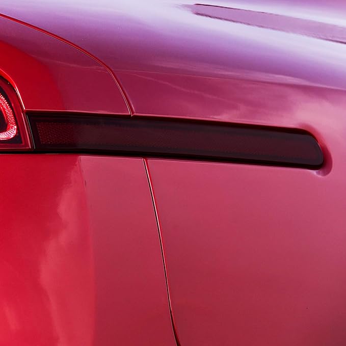 BOGAR TECH DESIGNS Sidemarkers Reflectors Lamp Precut Tint Kit Compatible with and Fits Kia Stinger GT (ONLY) 2018-2021, Dark