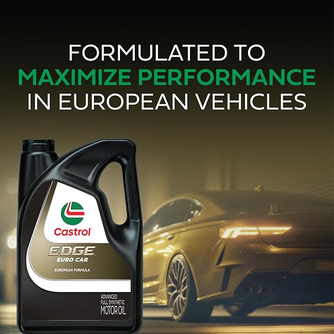 Castrol EDGE Euro 5W-30 A3/B4 European Advanced Full Synthetic Motor Oil, 5 Quarts, Pack of 3