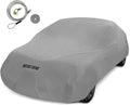 Motor Trend Breathable Lightweight Car Cover, Anti-Moisture Build-Up Water-Resistant Scratch-Resistant Travel-Friendly, Universal Fit for Cars SUVs Trucks Vans All-Weather Outdoor/Indoor, (M) 170" L