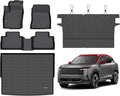 ANBINGO®- Floor Mats & Backseat Cargo Liner for 2025 2026 Nissan Kicks SV/SR (Not fit Kicks S Model),TPE All Weather Car Mat for 2025 Nissan Kicks Accessories-Black