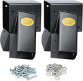 BETOOL Swing Set Brackets - 2pcs A Frame Swing Bracket Hardware with All Mounting Accessories (Black)