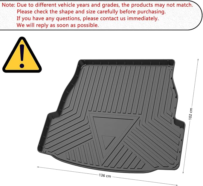RAV4 Cargo Liner - Compatible with RAV4 2019 2020 2021 2022 2023 2024 2025 Models,All-Weather Rear Trunk Tray Cargo Mats Custom Fit for Toyota RAV-4,3D Tech Waterproof Durable Flexible Accessories