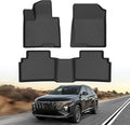 Powerty Floor Mats for 2022-2025 Hyundai Tucson(Non-Hybrid Models) Accessories All Weather Floor Liner 3D TPE 1st & 2nd Row Floor Mat Heavy-Duty Floor Liners(NOT for Hybrid)