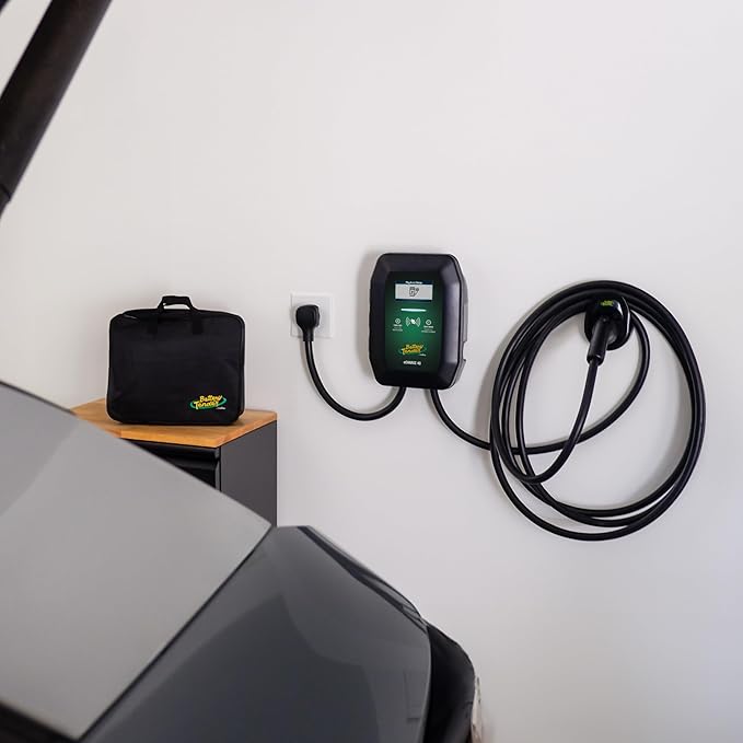 Battery Tender eCharge 40 AMP EV Charger - Level 2 Mounted Indoor Outdoor Fast Electric Vehicle Charging Station with Flexible 25ft Cable NEMA 14-50 - 022-3018-DL-WH