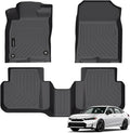 Auxko All Weather Floor Mats Fit for Honda Civic Hybrid 2026 2025 TPE Liners Accessories All Season Guard Odorless Anti-Slip Floor Mats for Honda Civic Hybrid 2025 Black
