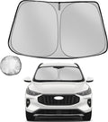 Windshield Sun Shade for 2020-2025 Ford Escape Foldable Sun Sunshade for Car Front Window Blocks UV Rays and Heat Automotive Interior Protector Custom Fit Accessories