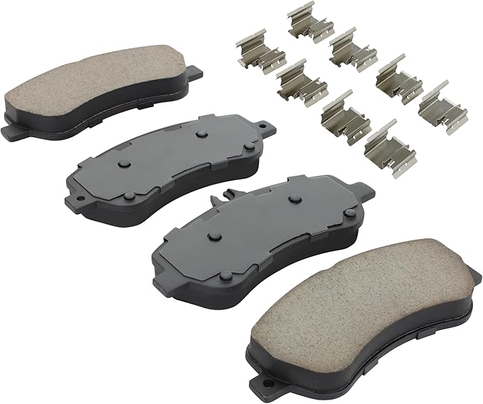 Premium Ceramic Front Brake Pads (1001-1406C) Replacement for Mercedes-Benz GLK250 2015-2013, GLK300 2012-2010, GLK300 2014, GLK350 2015-2010