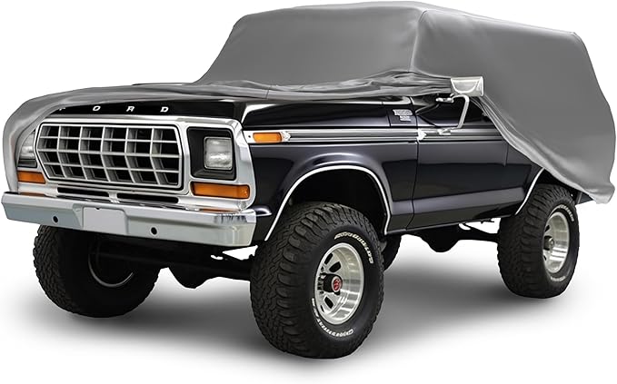CarCovers Weatherproof SUV Cover & Warranty Compatible with Ford 1983-1990 Bronco II - Outdoor Cover Theft Cable Lock SUV Accessories Better Than Waterproof