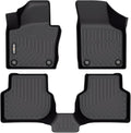 GINOWY-Floor Mats for Volkswagen VW Jetta 2012-2018 丨TPE All Weather Car Mat for VW Jetta Floor Liners Mat Custom Fit for Jetta Accessories Without Cargo Trunk Mat Trunk Liner